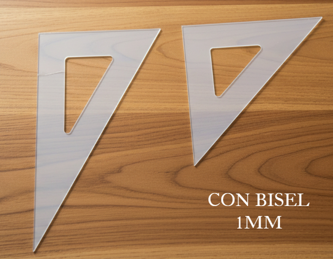Escuadras Profesionales de Acrílico Lucello 32cm