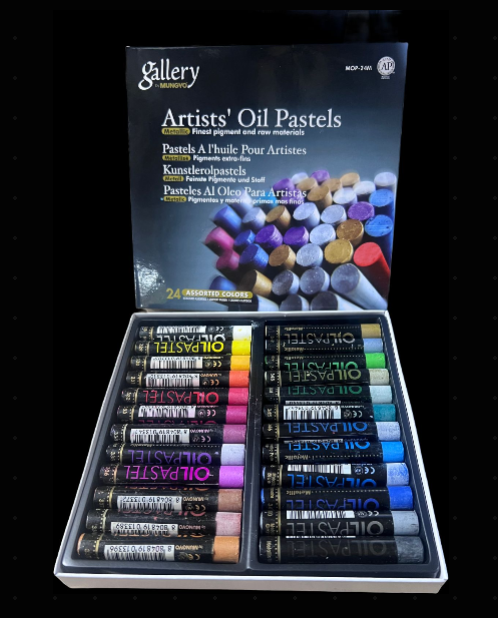 OLEO PASTEL METALICOS 24PZ MUNGYO