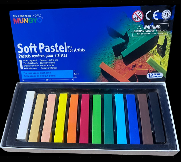 COLORES PASTEL SECO MUNGYO 12PZ