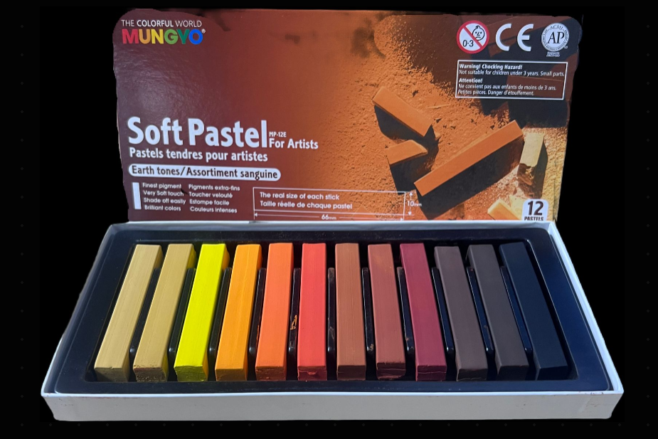 COLORES PASTEL SECO MUNGYO 12PZ COLORES TIERRA