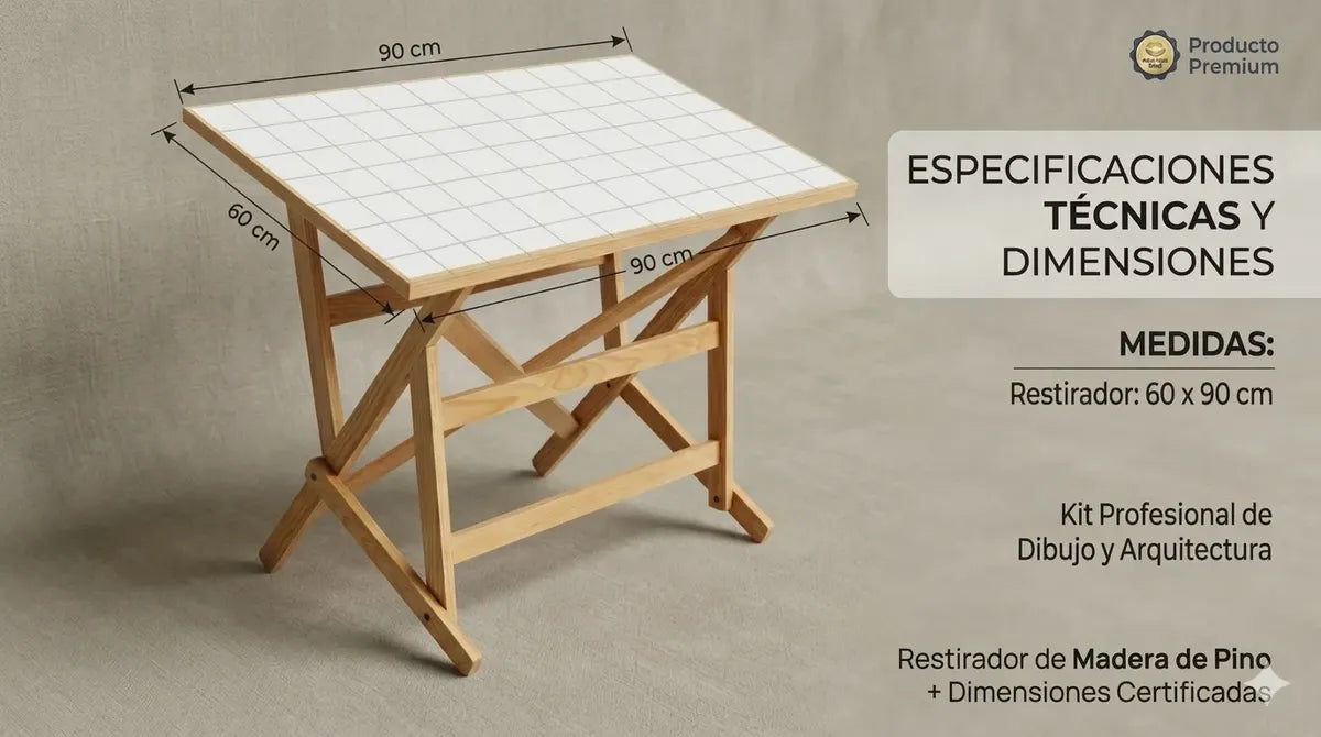 Restirador de Madera Nacional 60cmX90cm