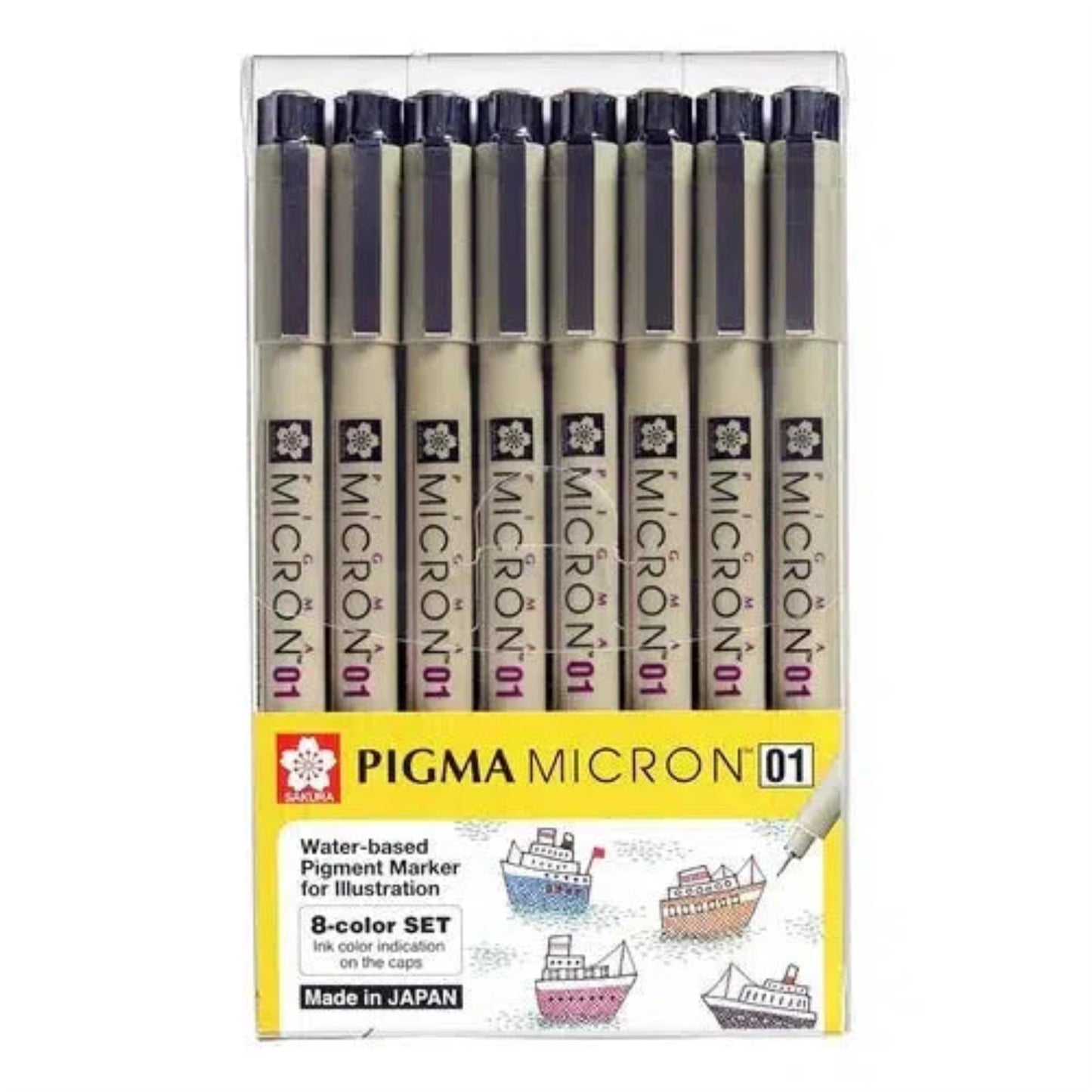 PIGMA MICRON ESTILOGRAFOS 8 PZAS