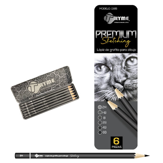 TRYME PREMIUM SKETCHING 6PZAS