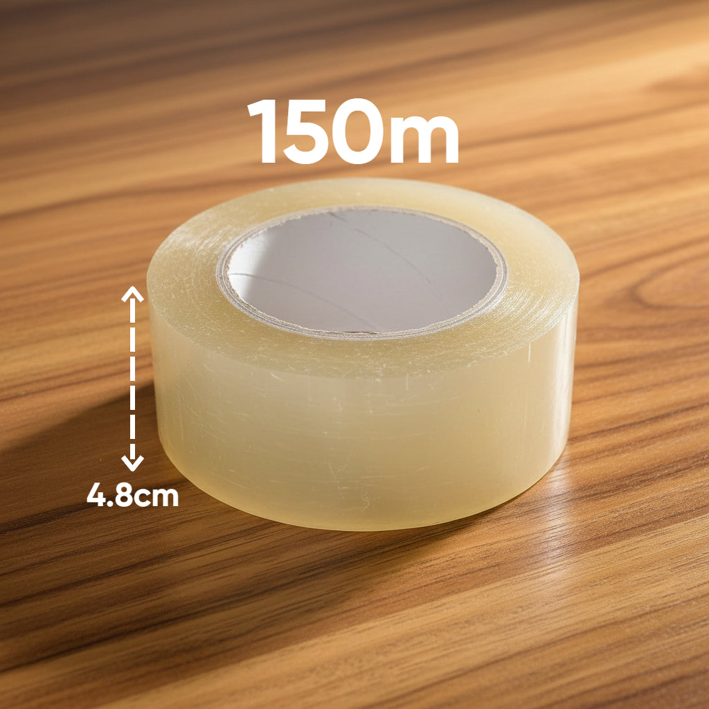 Cinta Diurex Transparente 150m (Paquete con 6pz)