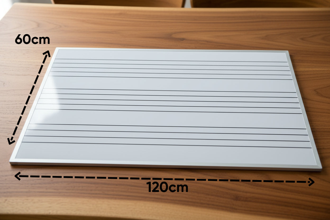 Pizarron Pautado 60cmX120cm