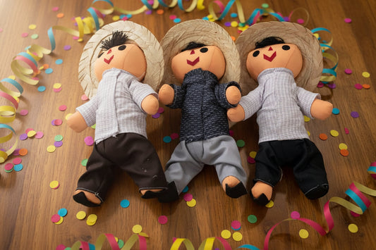 Muñeco de Trapo Artesanal Mexicano Panchito (20cm)