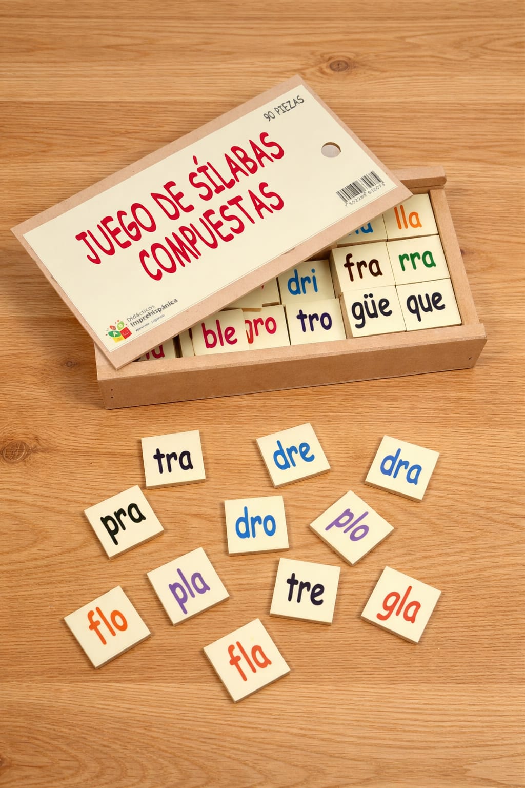 Juego de Silabas Compuestas / Madera