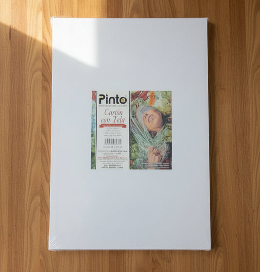 Cartón con Tela Pinto 40cmX60cm (Pack con 6pz.)