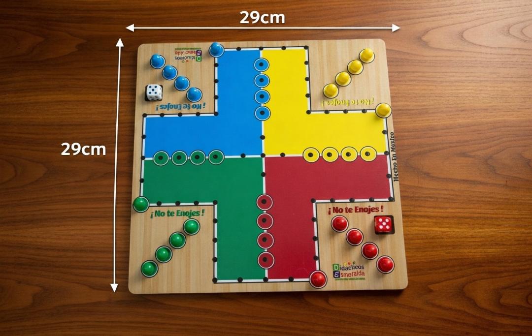 NO TE ENOJES PARA 4 / Juego Didáctico de Madera