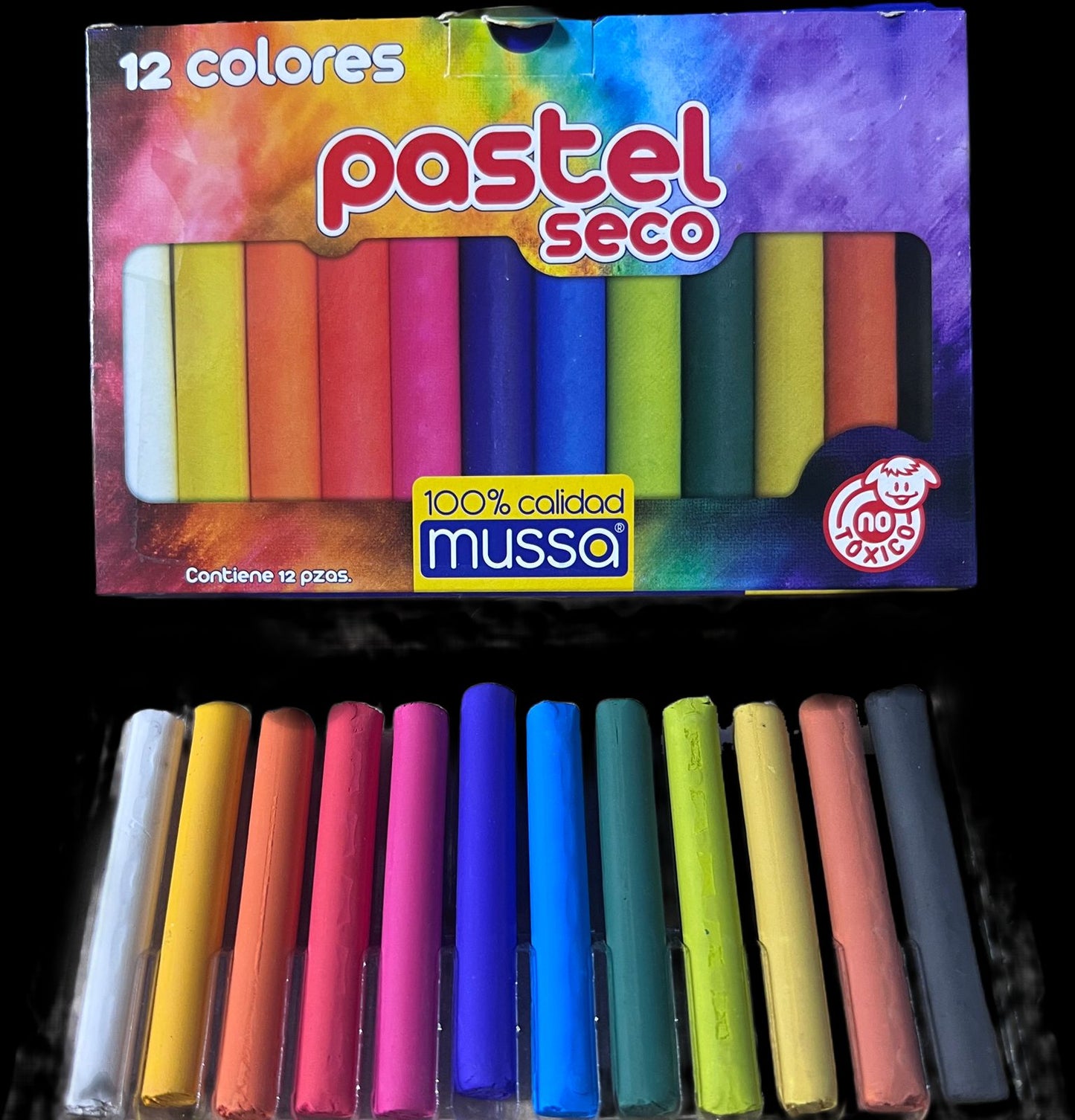 PASTEL SECO MUSSA 12PZ