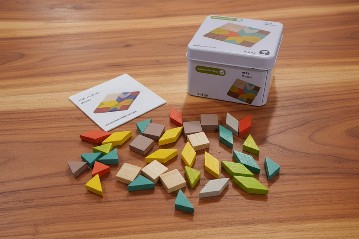 Games for tip / Mosaico, 3D cube y Toy Block