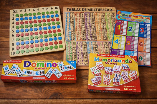 Aprende y Diviértete con las tablas / juego didáctico de tablas de multiplicar