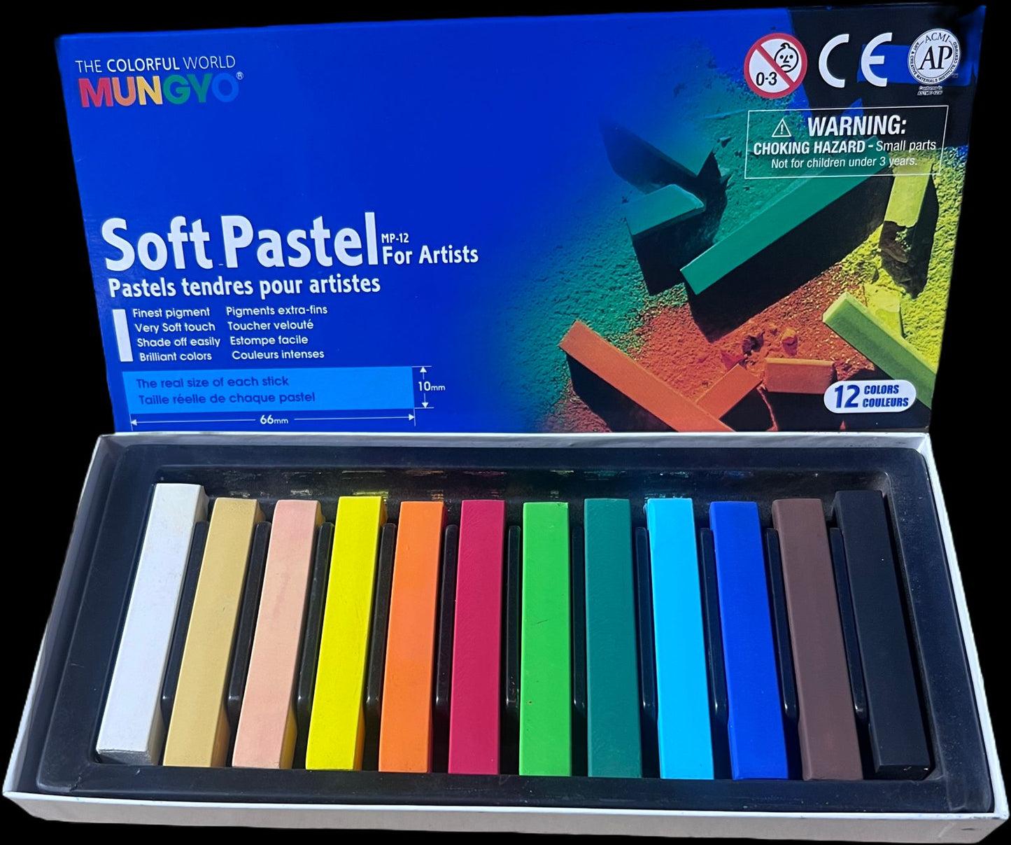 PASTEL SECO MUNGYO 12PZ