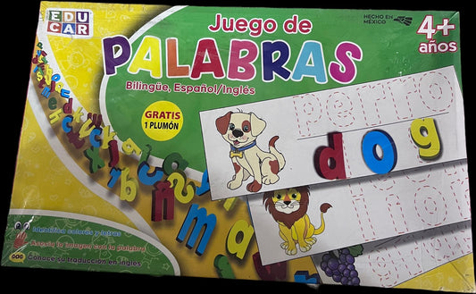 JUEGO BILINGUE DE PALABRAS