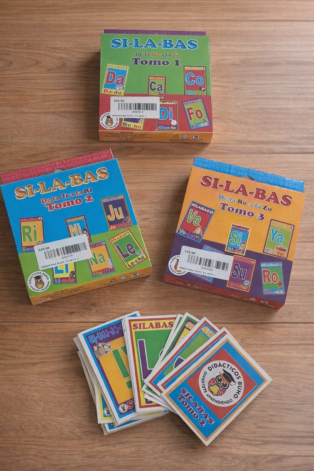 Memorama de Silabas / Tomo 1, 2, y 3