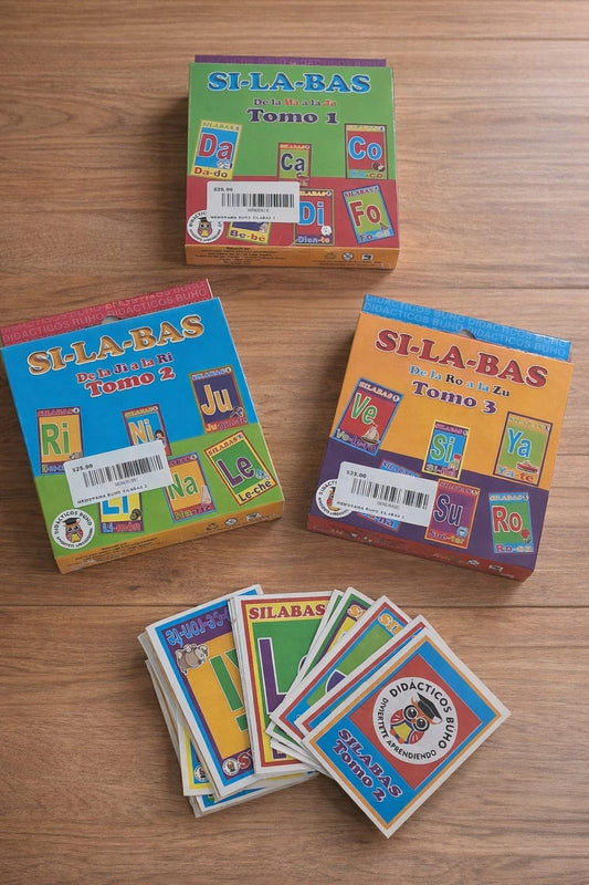 Memorama de Silabas / Tomo 1, 2, y 3
