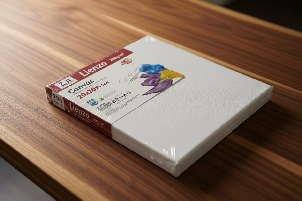 Lienzo Canvas 20cmX20cm (Caja con 24pz.)