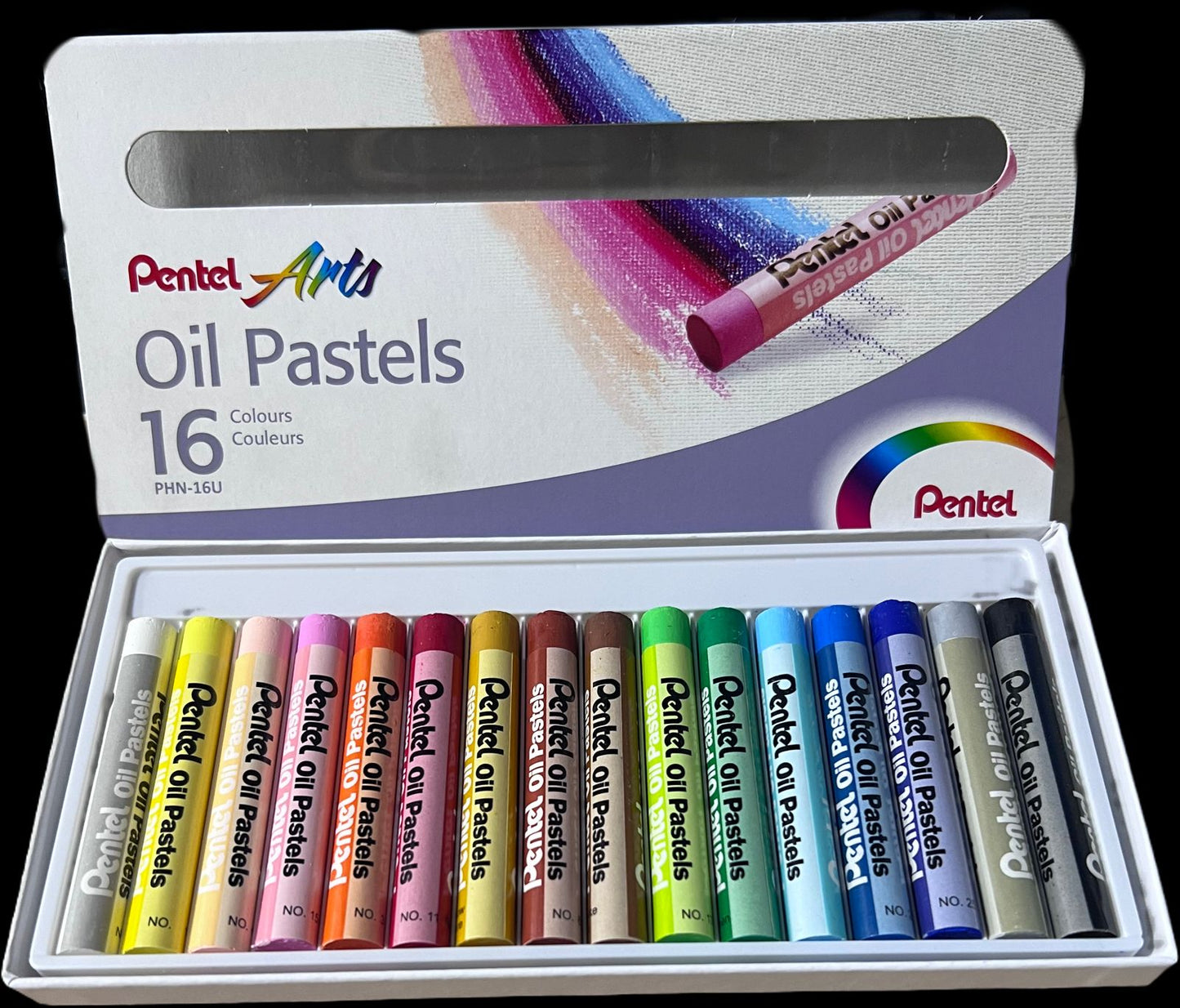 OLEO PASTEL PENTEL 16pz