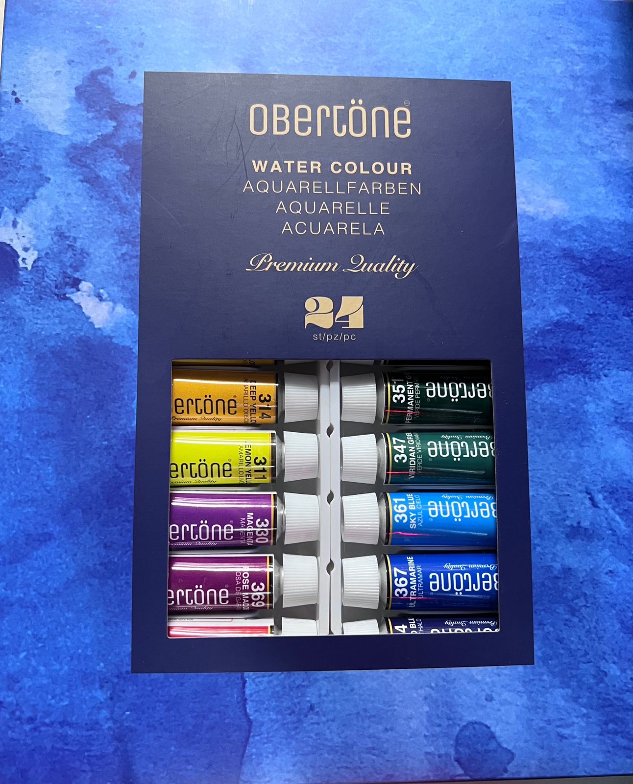 OBERTONE ACUARELA 24PZ