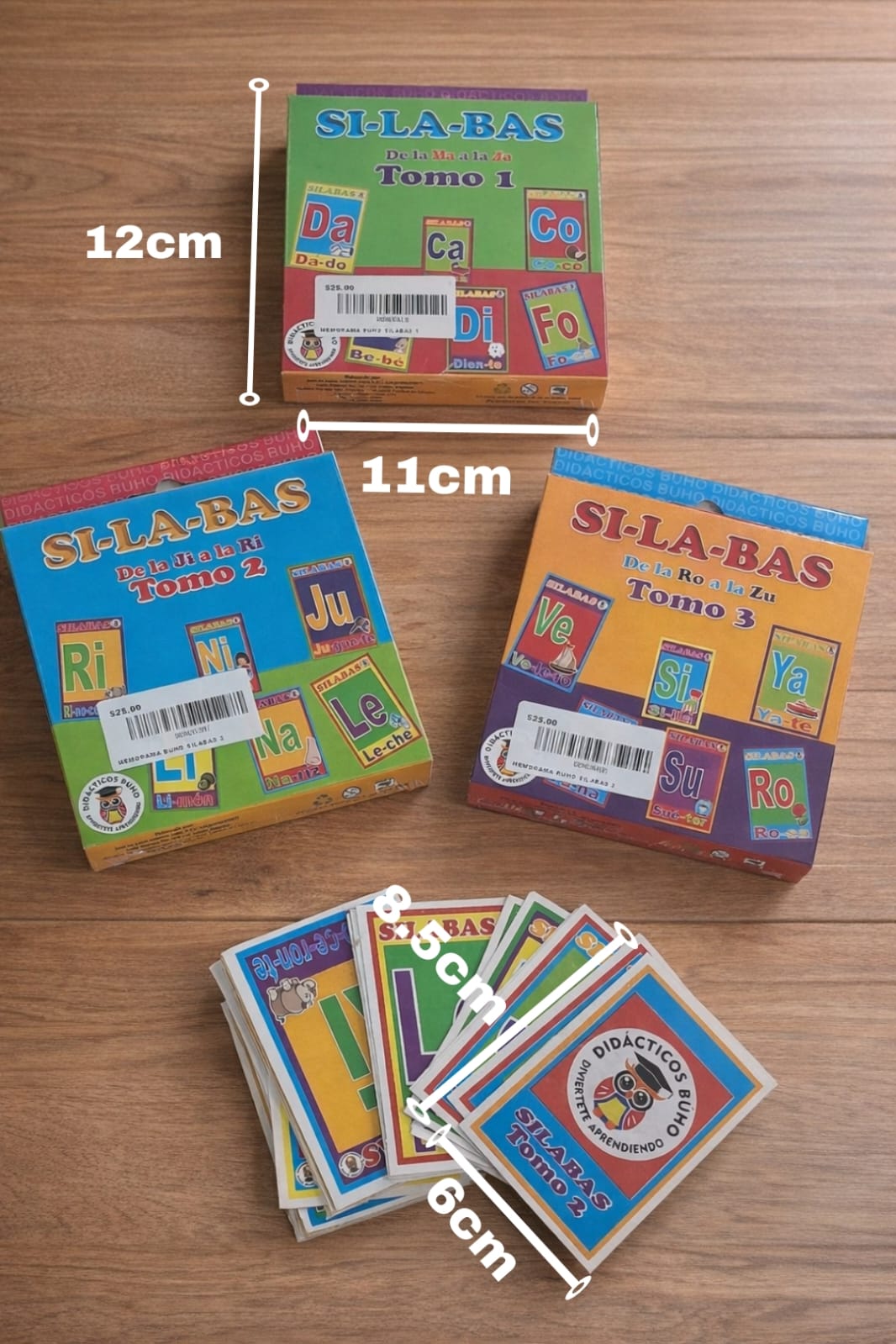 Memorama de Silabas / Tomo 1, 2, y 3