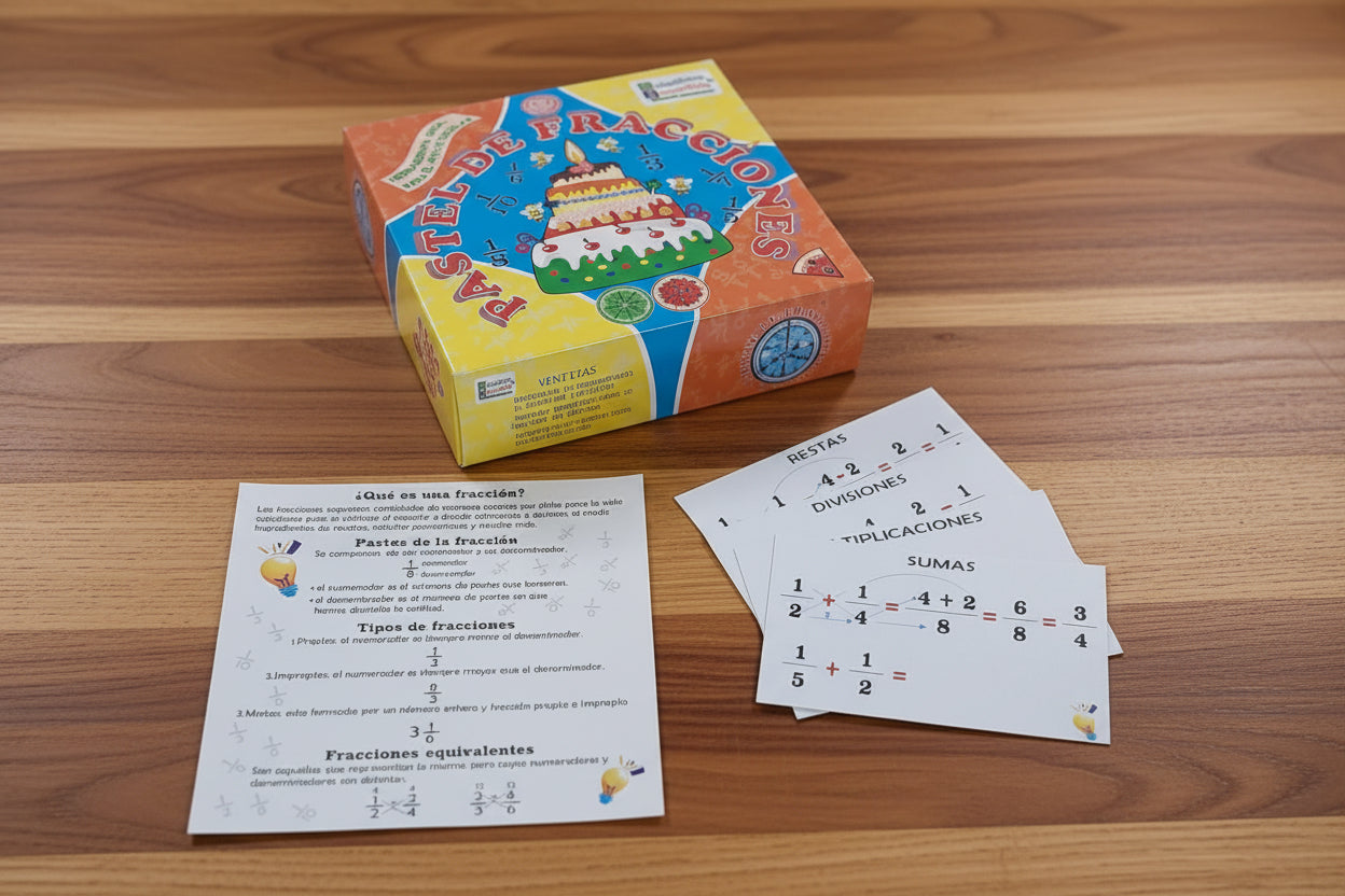 PASTEL DE FRACCIONES / Juego Didactico