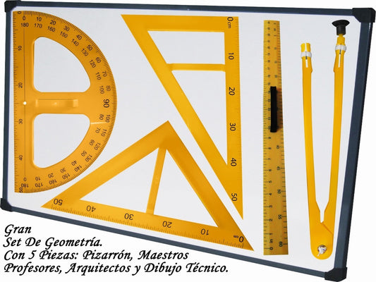 JUEGO DE GEOMETRIA 5 PZAS