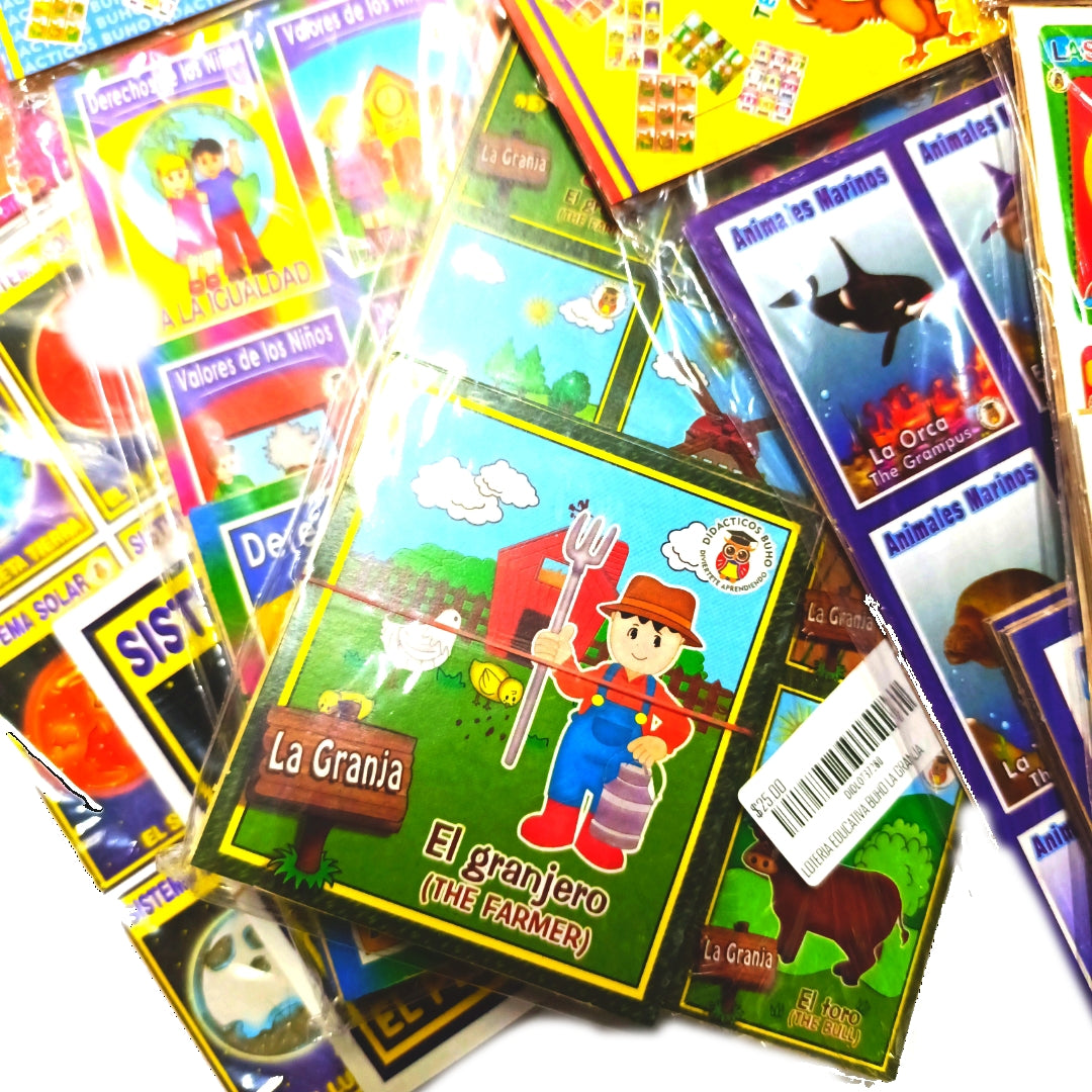 LOTERIA EDUCATIVA BUHO