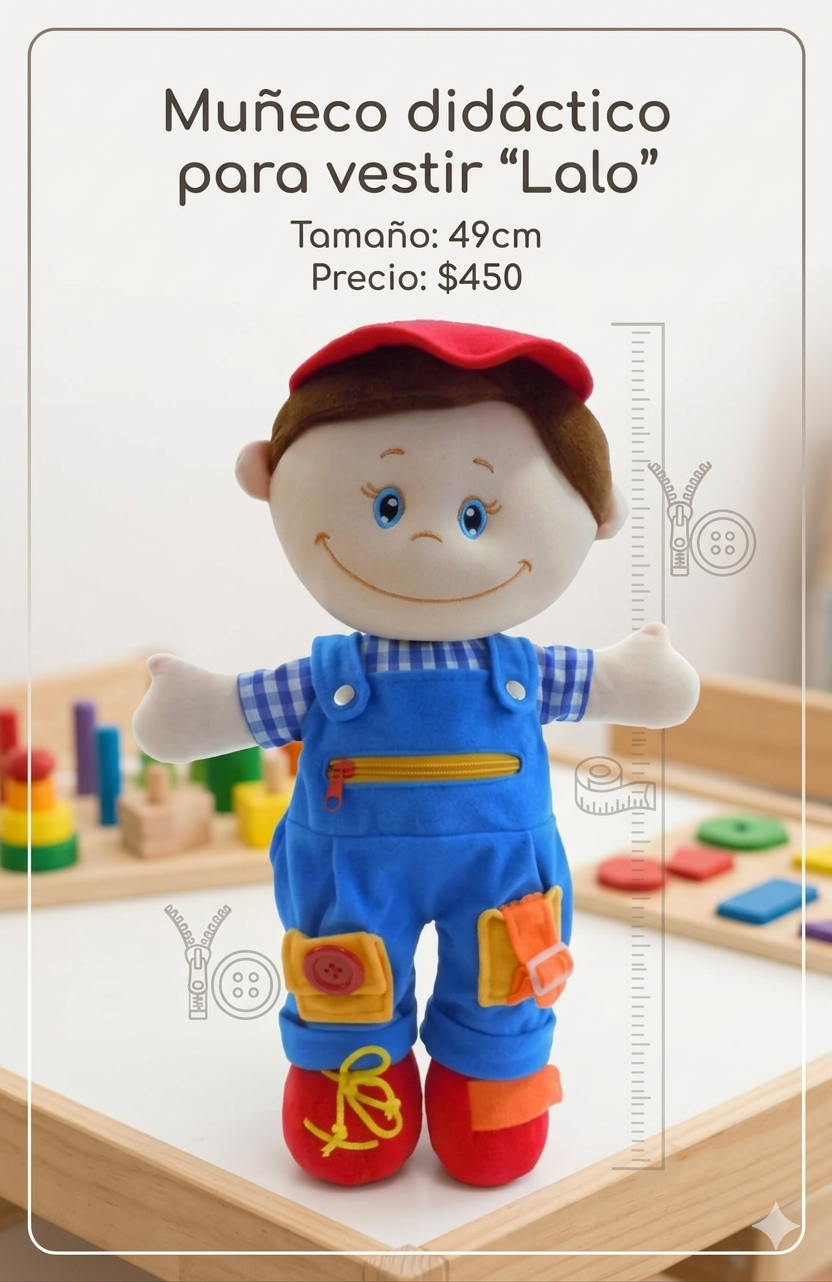 Muñeco para vestir "Lalo"